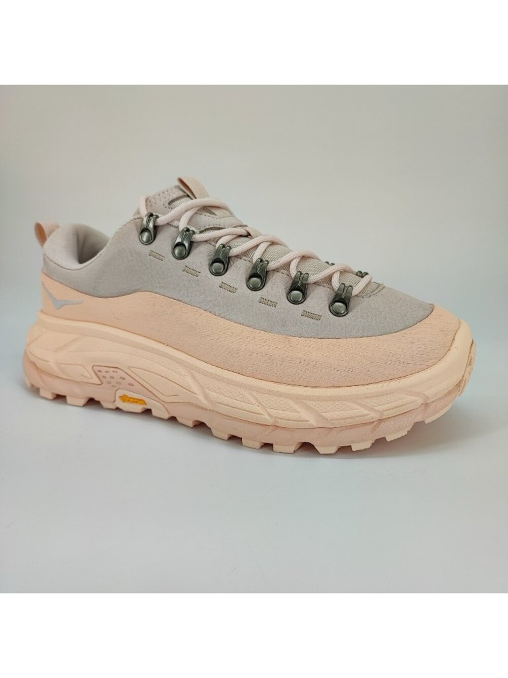 Hoka One One Tor Summit Women's Size 9.5 US Sneakers Nubuck Rose Cream 1147952